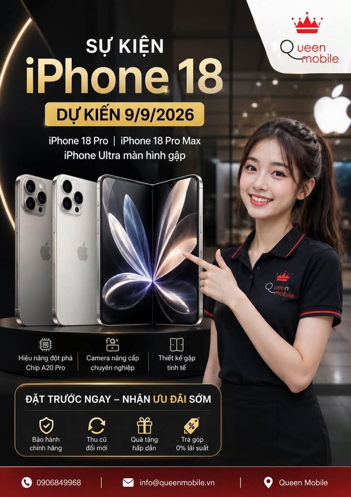 Apple có thể công bố sự kiện iPhone 18 ngay tuần này, iPhone Ultra màn hình gập được chờ đợi nhất