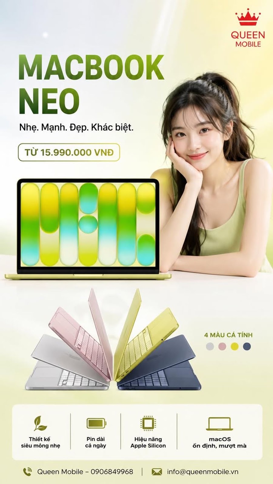 MacBook Neo Bất Ngờ Trở Thành “Vua Doanh Số” Của Apple Với 1,1 Triệu Máy Chỉ Trong Một Quý