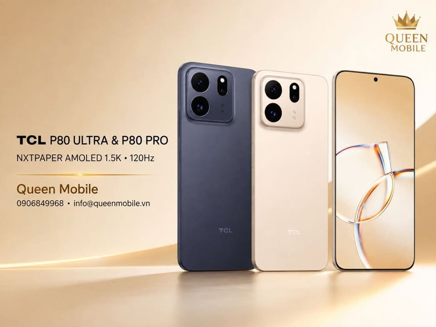 TCL P80 Ultra và P80 Pro ra mắt với màn hình NXTPAPER AMOLED, camera tiềm vọng 50 MP và pin 5.800 mA