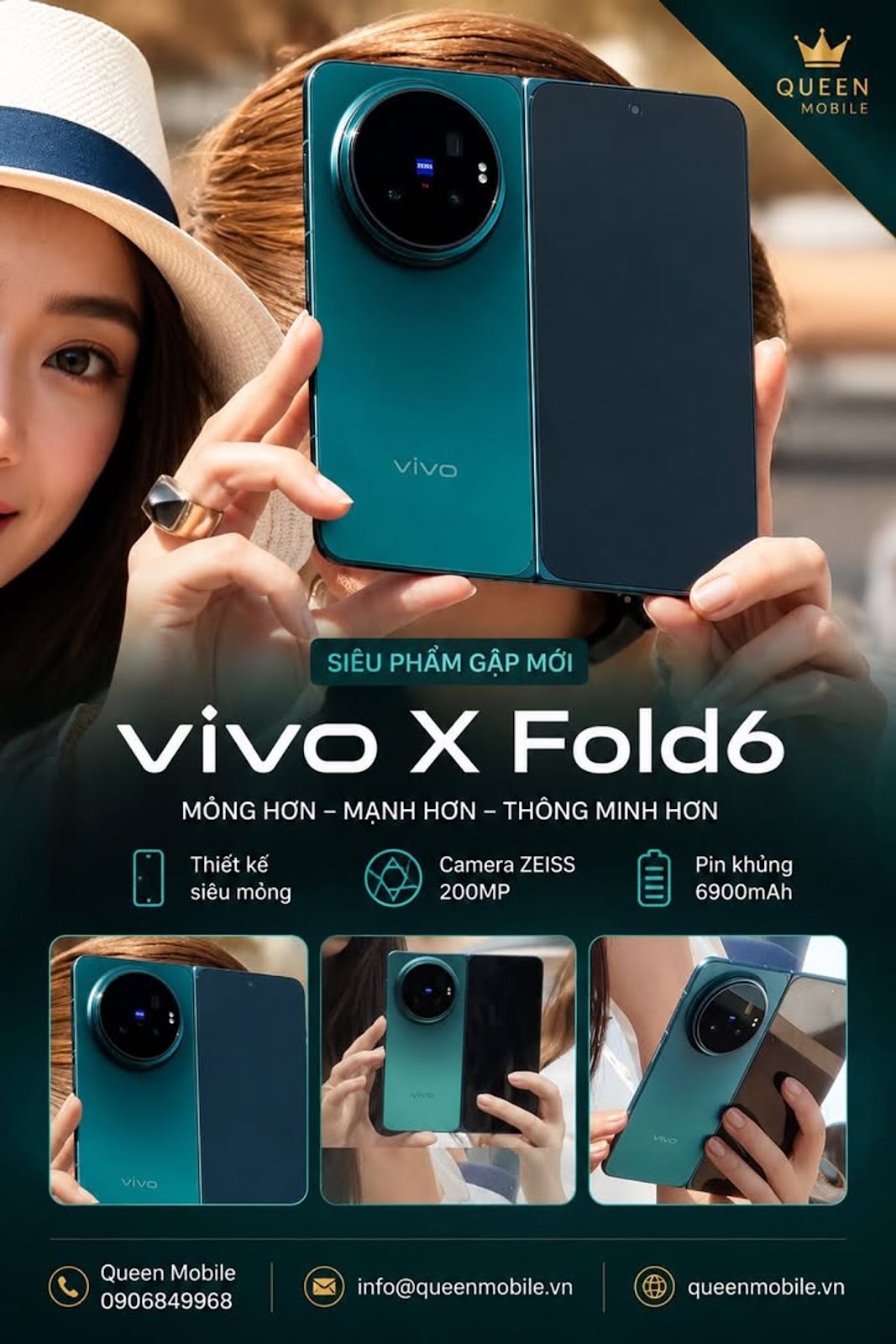 Vivo X Fold 6 Lộ Ảnh Thực Tế, Smartphone Gập Đẹp Nhất Năm 2026 Đã Xuất Hiện?