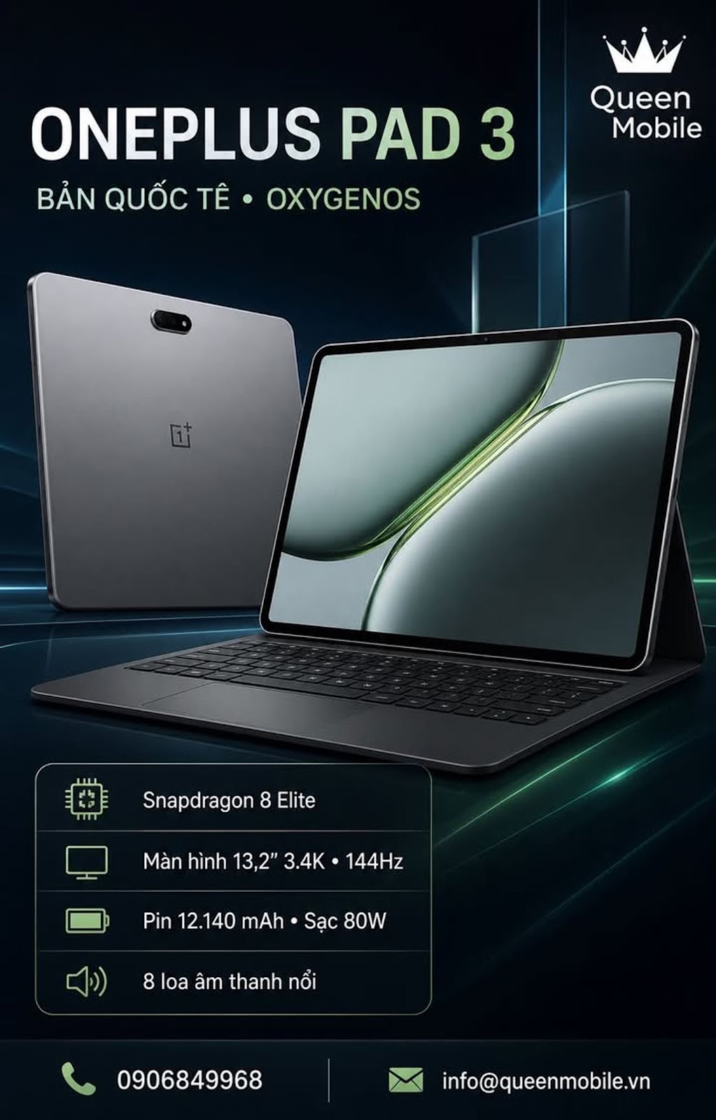 OnePlus Pad 3 có phải bản quốc tế của OnePlus Pad 2 Pro không?