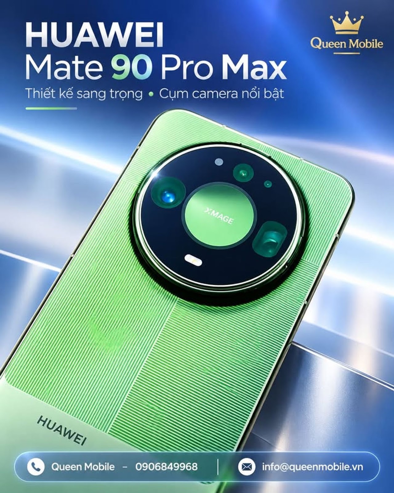 HUAWEI Mate 90 Pro Max chính thức trình làng – Camera tele 200 MP, chip Kirin 9050 Pro, pin 6.800 mA