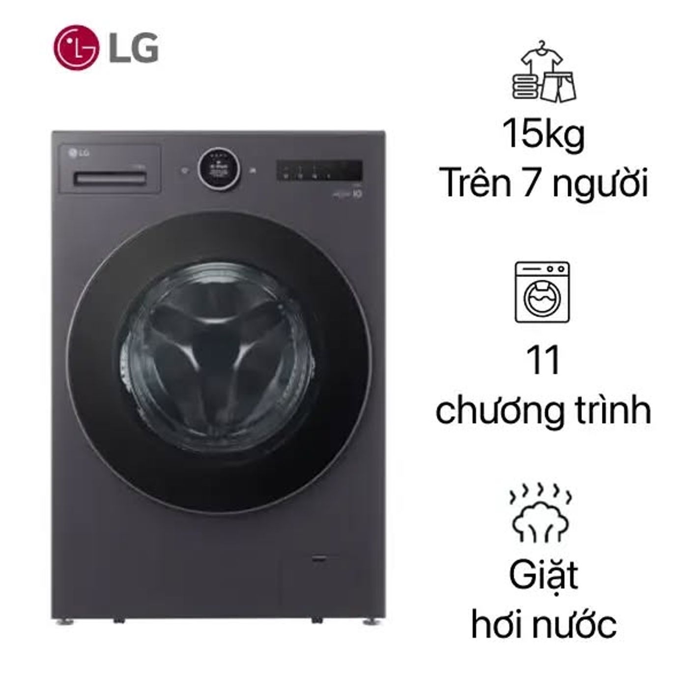 HOT DEAL SẢN PHẨM MỚI: Máy giặt sấy LG 15kg - sấy 8kg