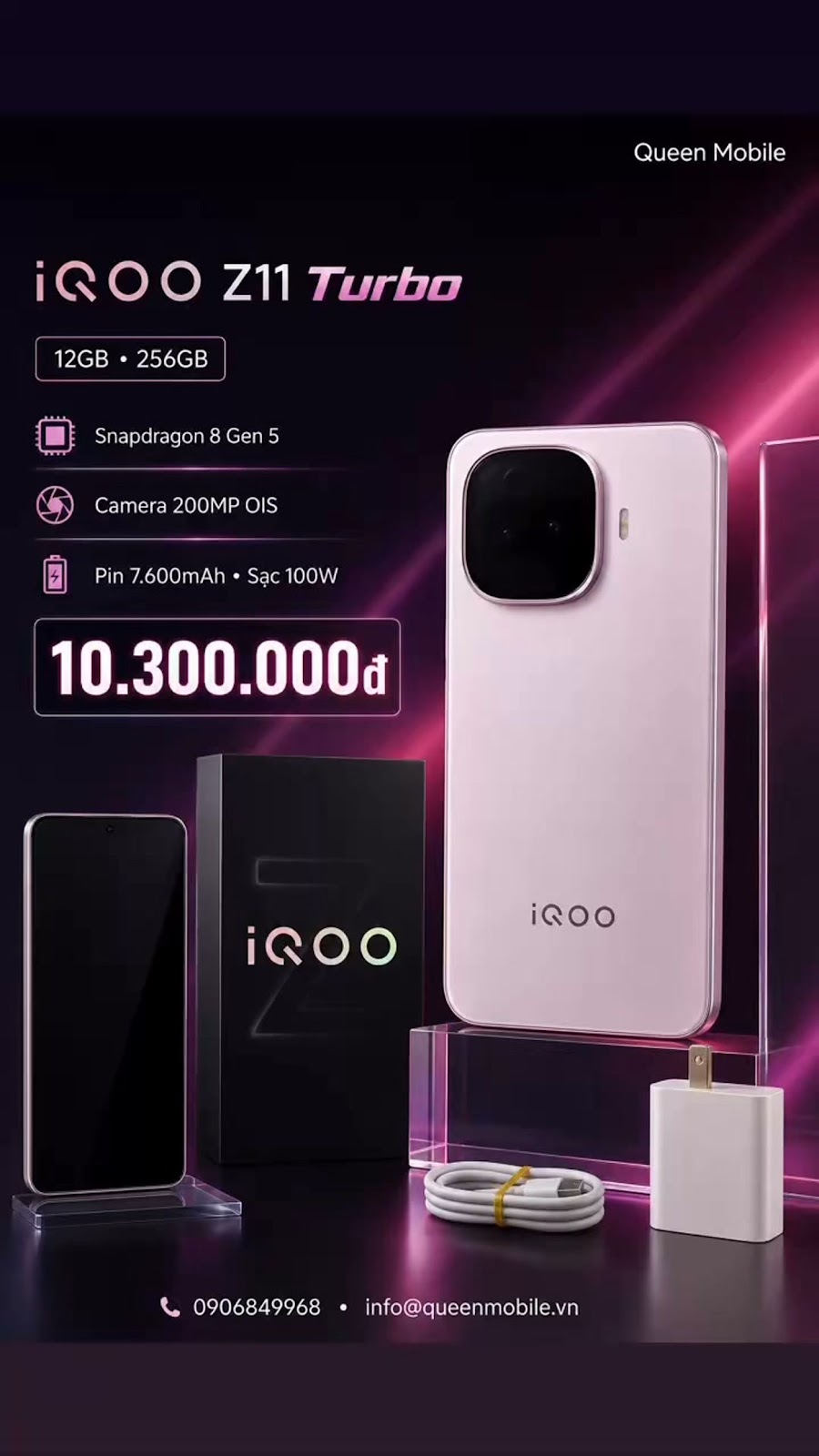 12GB/256GB – SNAPDRAGON 8 GEN 5, CAMERA 200MP, PIN 7.600mAh