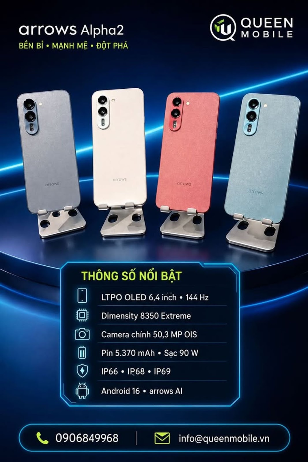 arrows Alpha2 ấn định bán tại Nhật Bản ngày 27 tháng 8 năm 2026, chưa phải đã mở bán #arrowsAlpha2 #