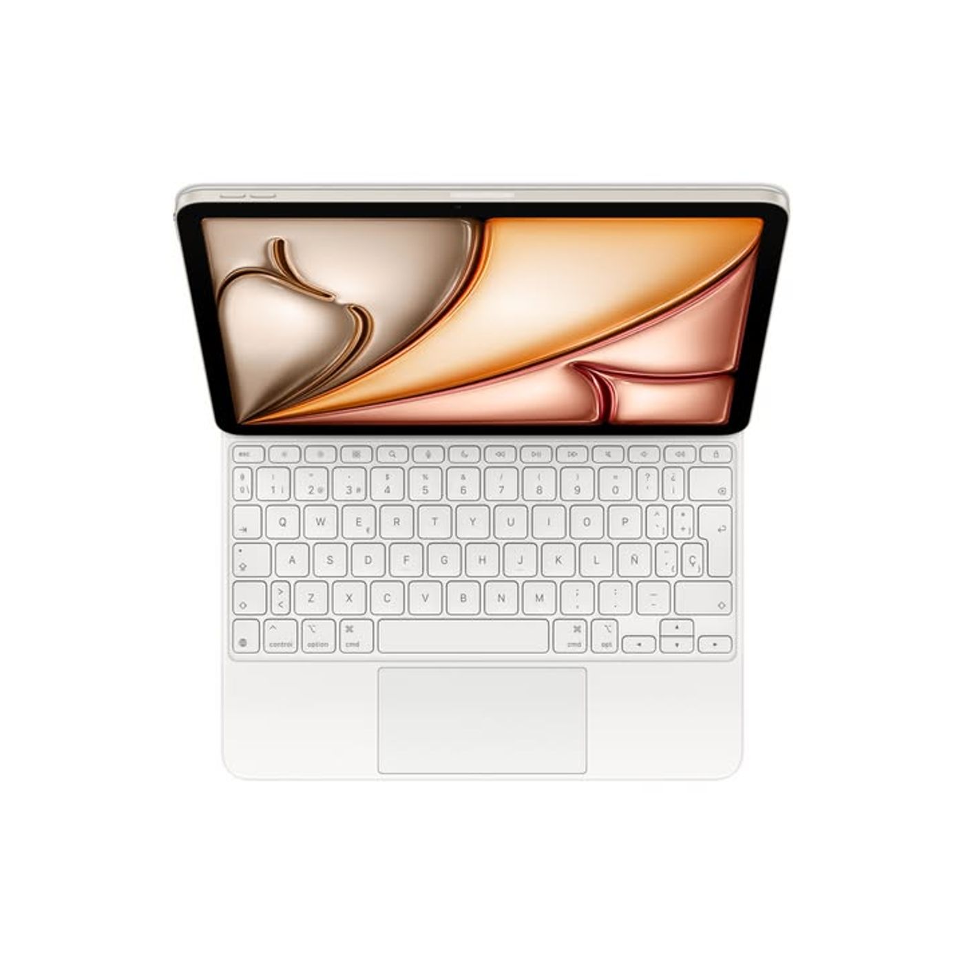 HOT DEAL SẢN PHẨM MỚI: Bàn phím Magic cho iPad Air 11 inch (M4) - Tây Ban Nha - Trắng MDFV4E/A