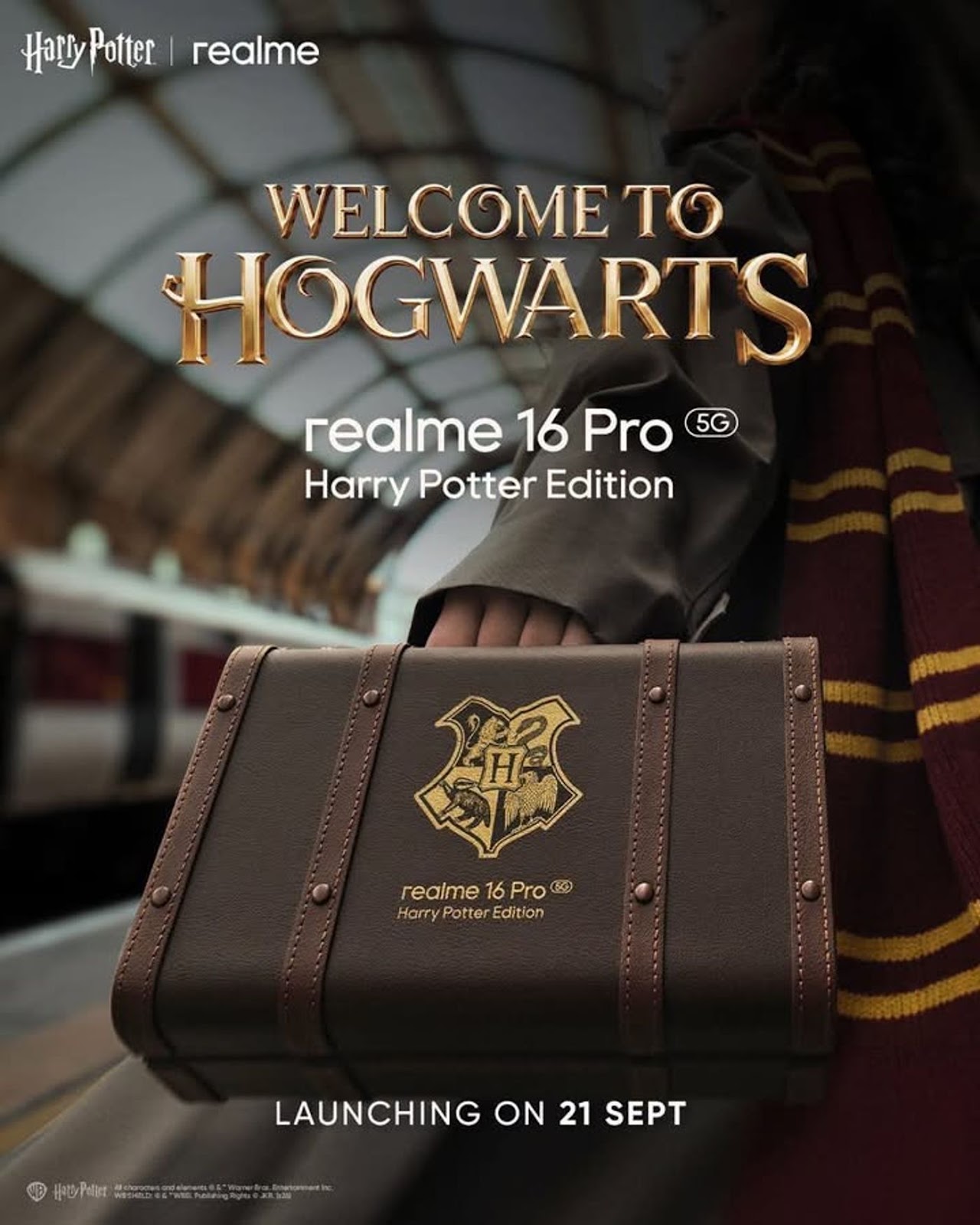 realme 16 Pro 5G Harry Potter Edition chính thức xuất hiện, Hogwarts bước vào thế giới smartphone #r