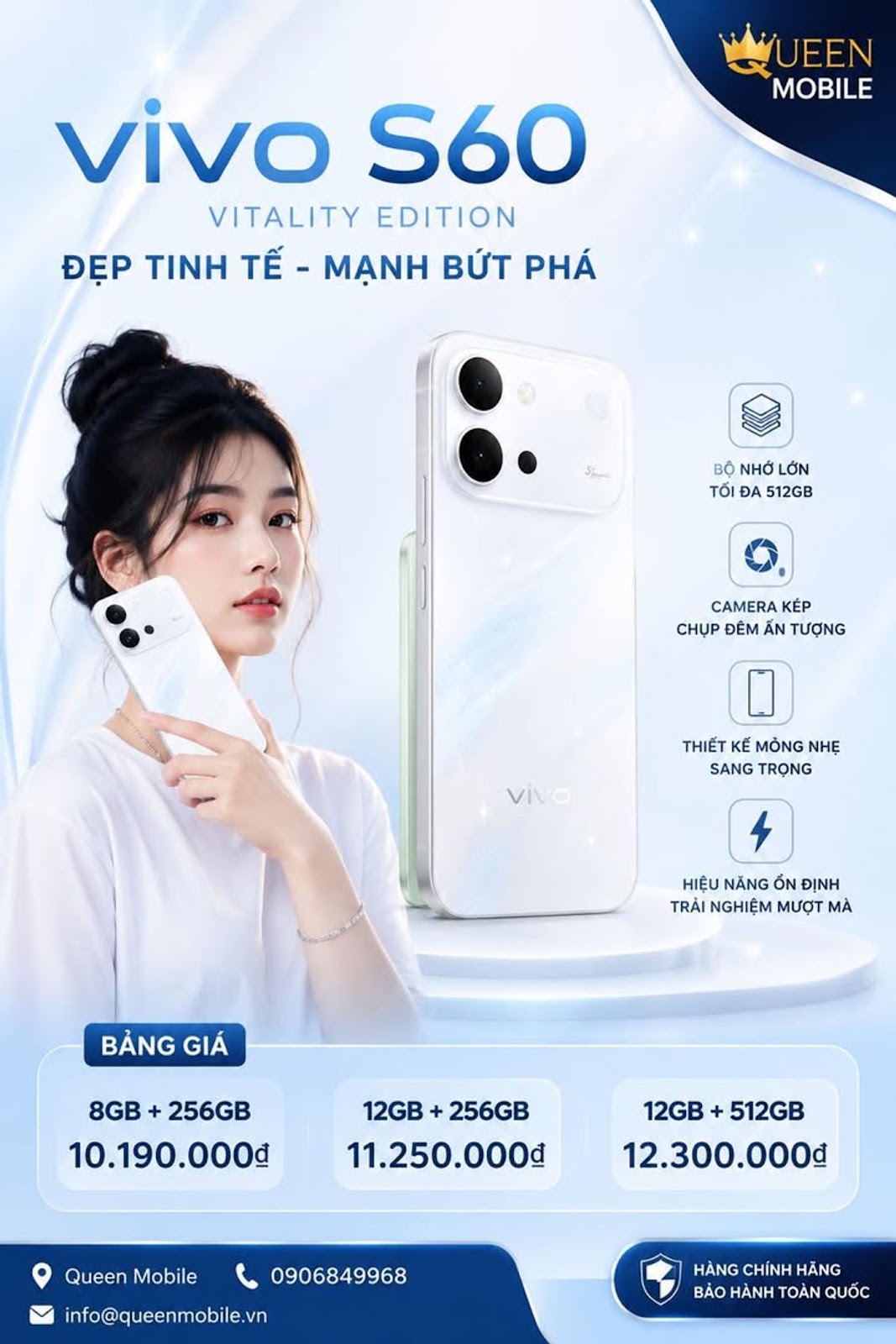 Trọn Bộ Giá Bán Vivo S60 Vitality Edition Xuất Hiện, Smartphone 512GB Giá Chỉ Hơn 12 Triệu Đồng Đang