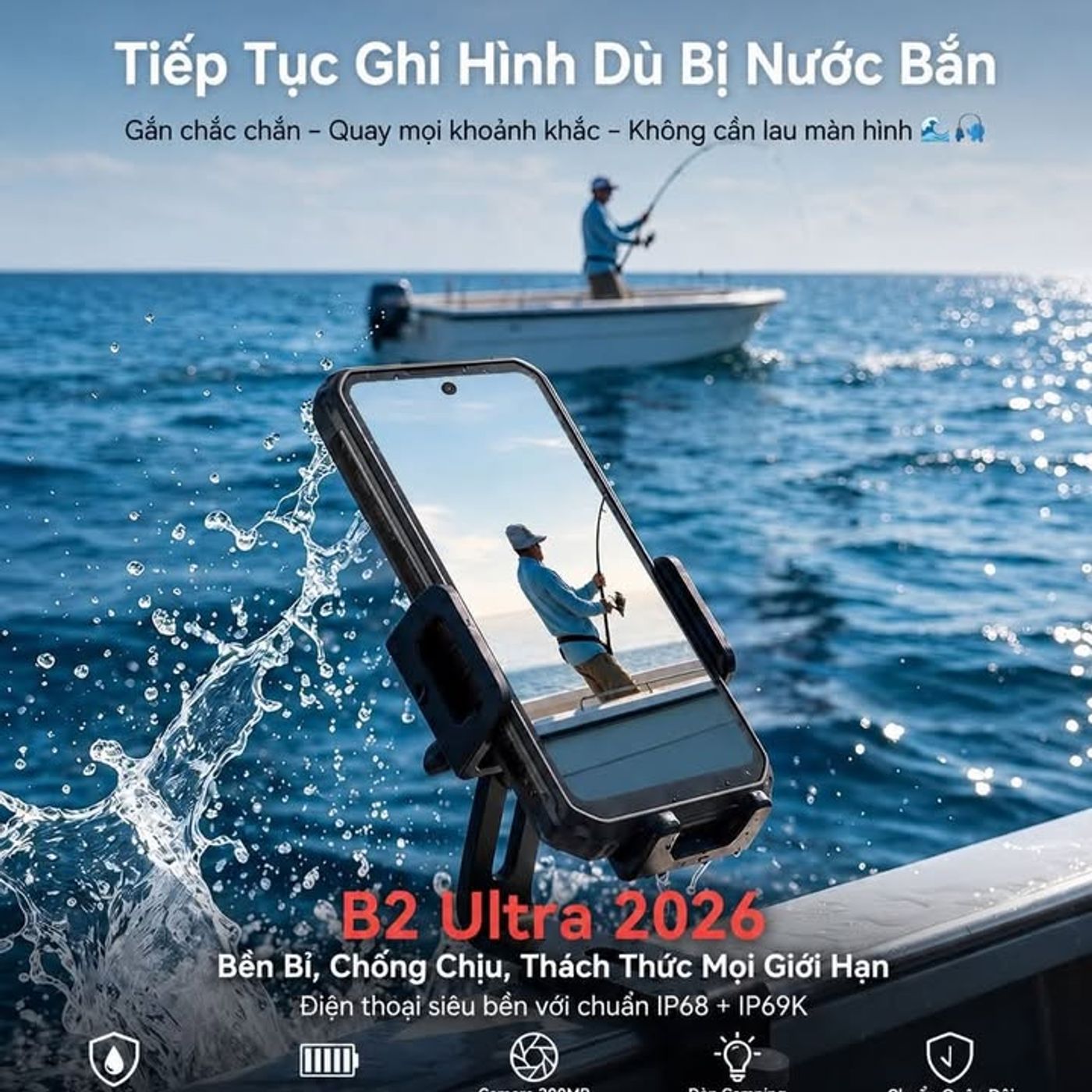 IIIF150 B2 Ultra 2026 gây chú ý với pin 15.000 mAh, IP68 và IP69K, hướng thẳng đến người dùng ngoài 