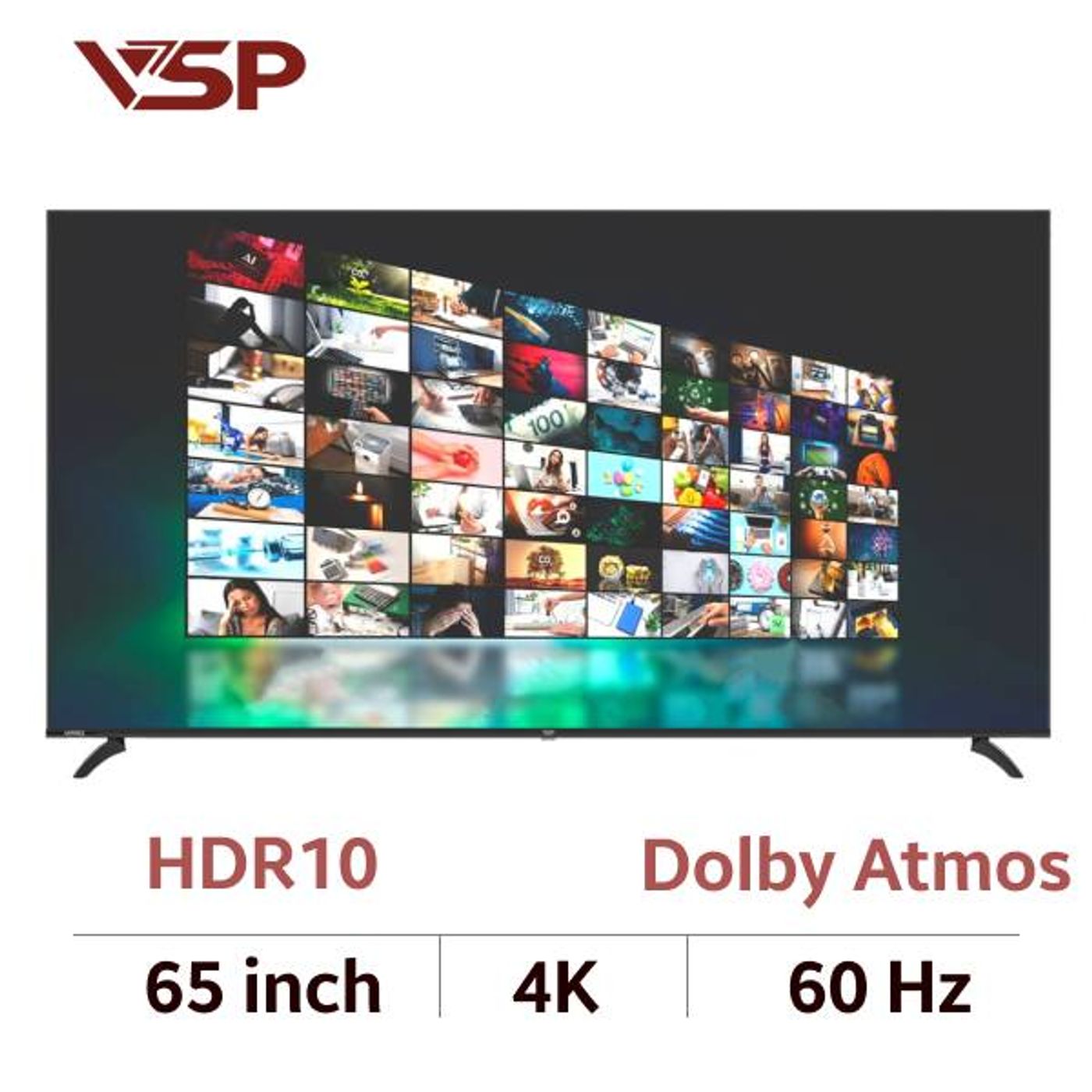 HOT DEAL SẢN PHẨM MỚI: Tivi thông minh VSP QLED UHD 4K 65 inch 2025