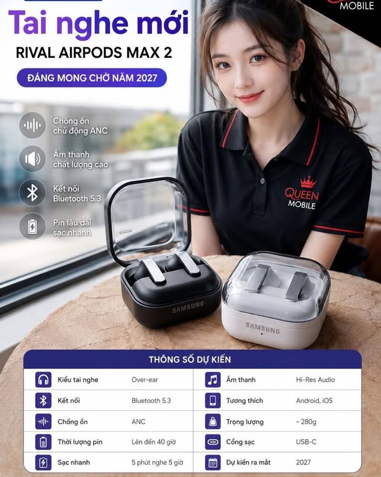 Samsung được phát hiện phát triển tai nghe chụp đầu mới, tham vọng cạnh tranh AirPods Max 2 #Samsung