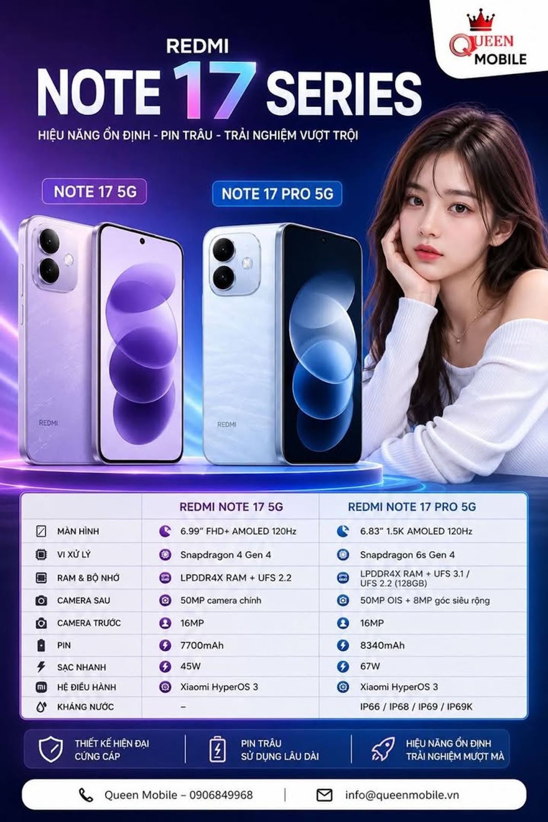 Redmi Note 17 và Redmi Note 17 Pro Global lộ cấu hình, pin lớn và HyperOS 3 được chú ý #Xiaomi #Redm