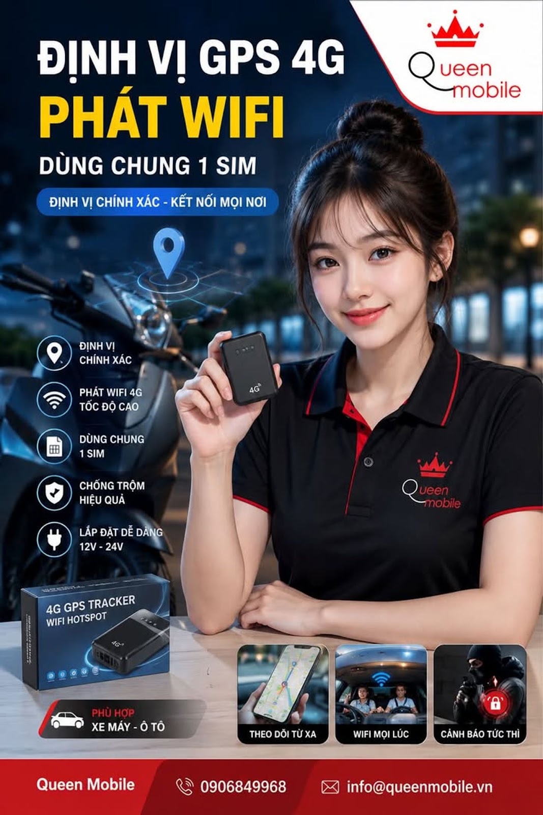 Thiết bị định vị GPS kiêm phát WiFi 4G dùng một SIM cho xe máy có đáng mua #ĐịnhVịXeMáy #GPS4G #WiFi