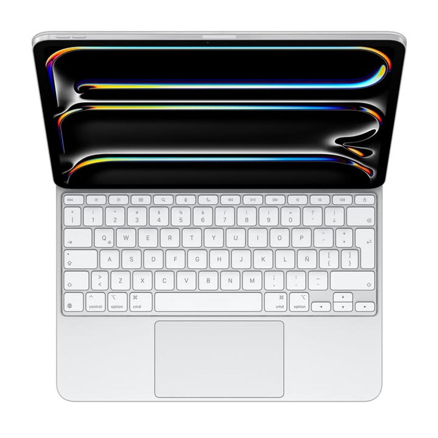 HOT DEAL SẢN PHẨM MỚI: Bàn phím Magic cho iPad Pro 13‑inch (M5) - Tây Ban Nha (Mỹ Latinh) - Trắng