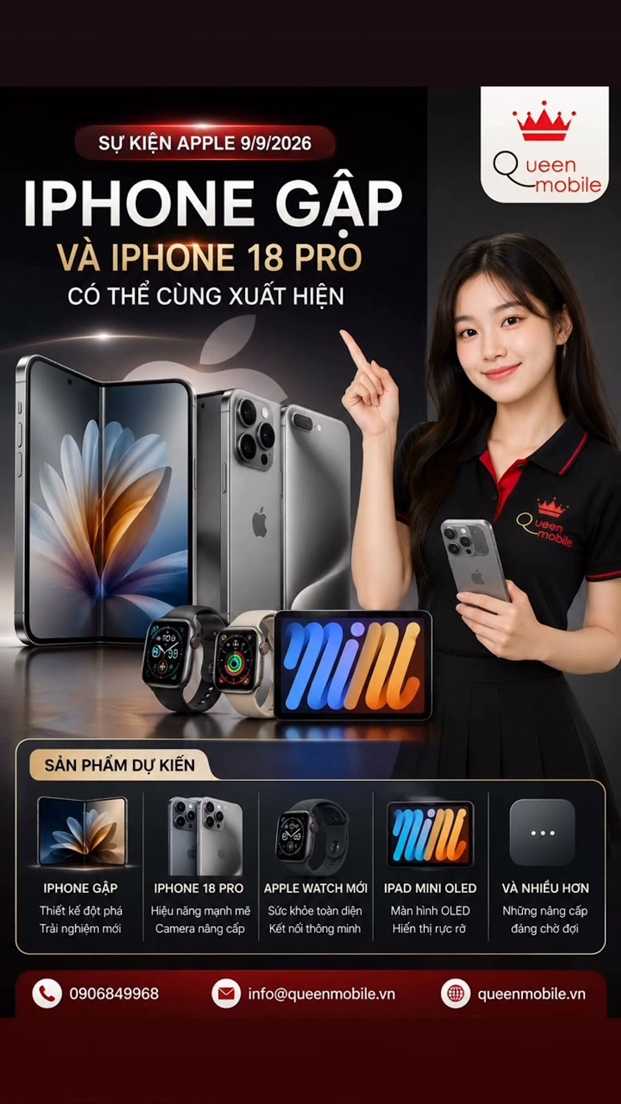 Apple được kỳ vọng tổ chức sự kiện ngày 9/9/2026, iPhone gập và iPhone 18 Pro có thể cùng xuất hiện