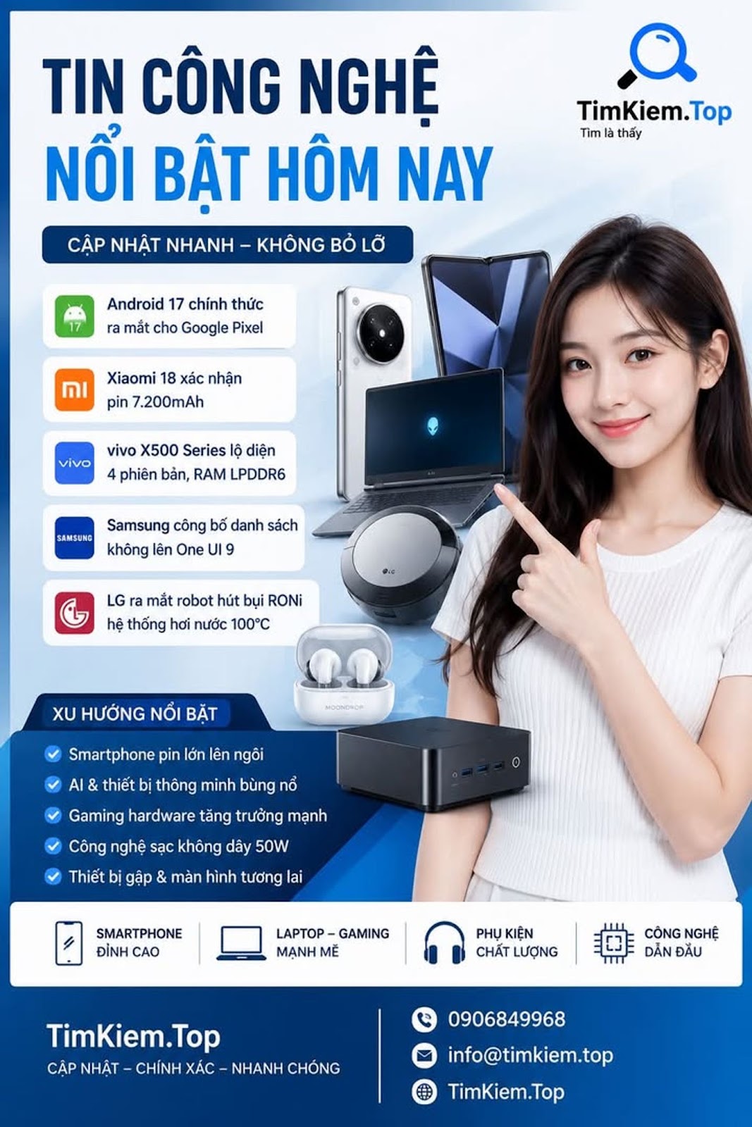 Điểm tin công nghệ nổi bật hôm nay trên Timkiem.top